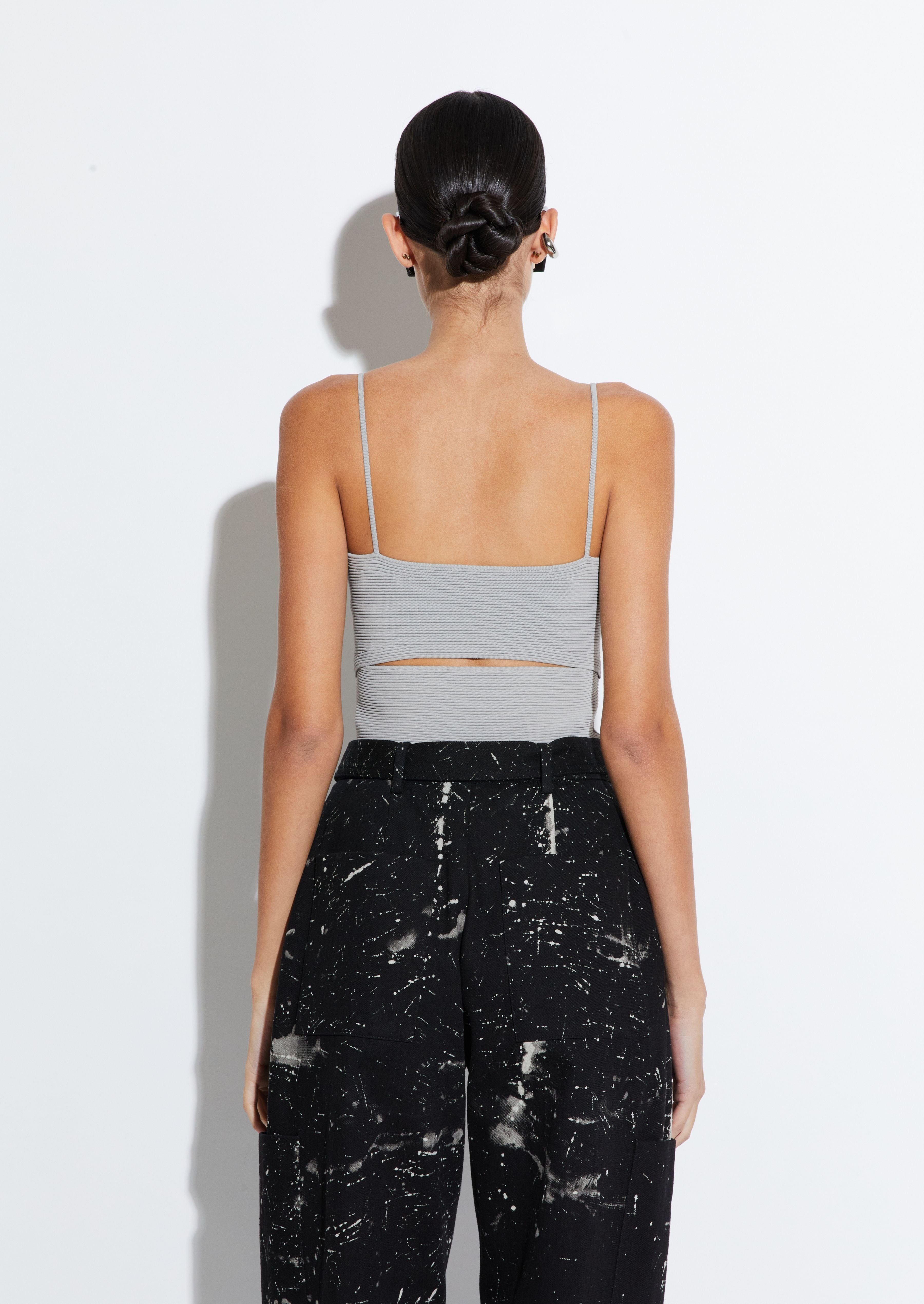 Matte Viscose Slit Tank - 3