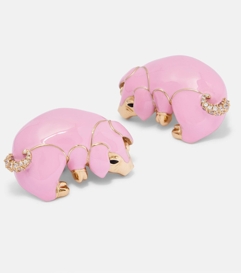 Embellished clip-on earrings 4