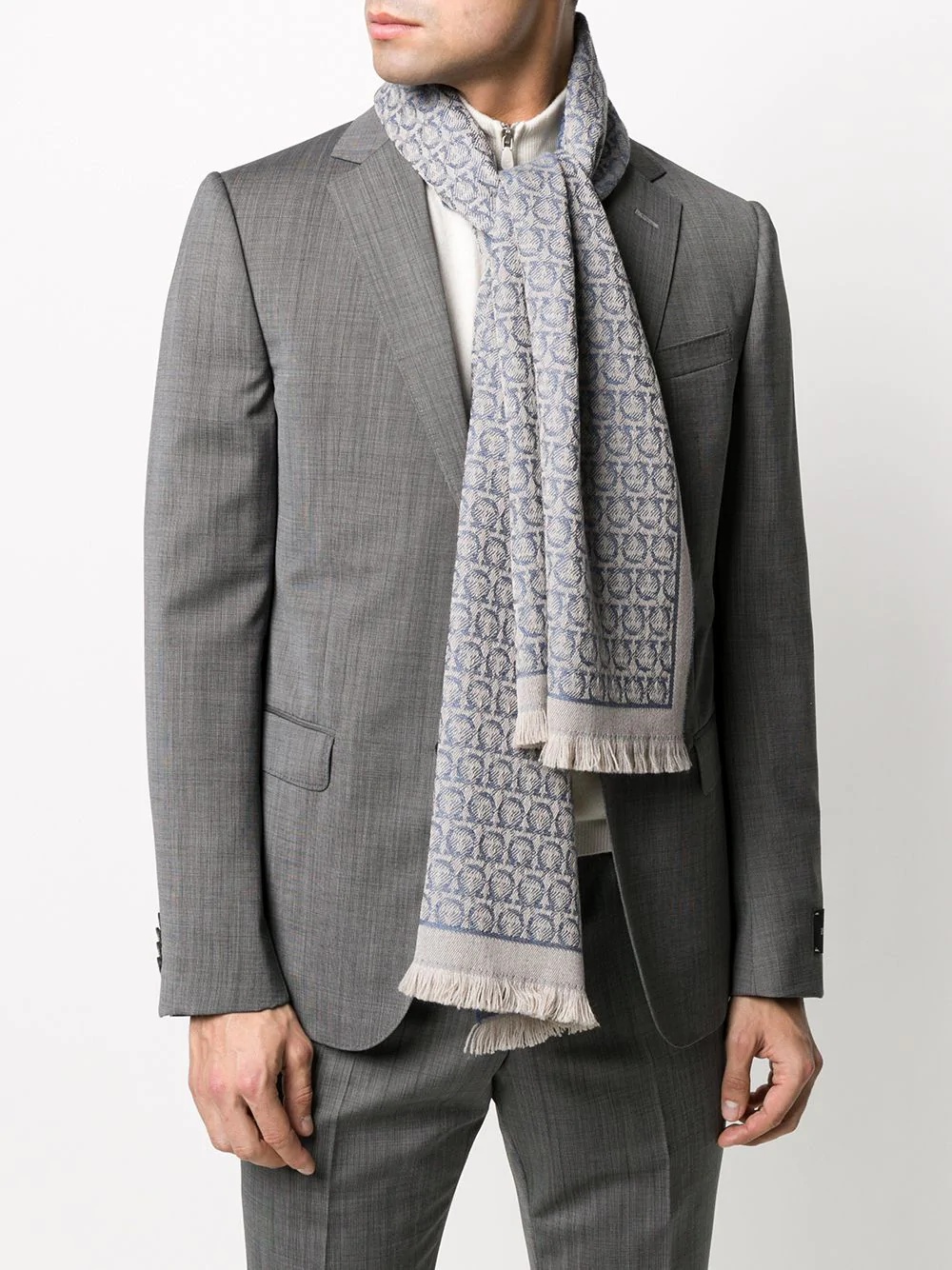 Gancini jacquard scarf - 2