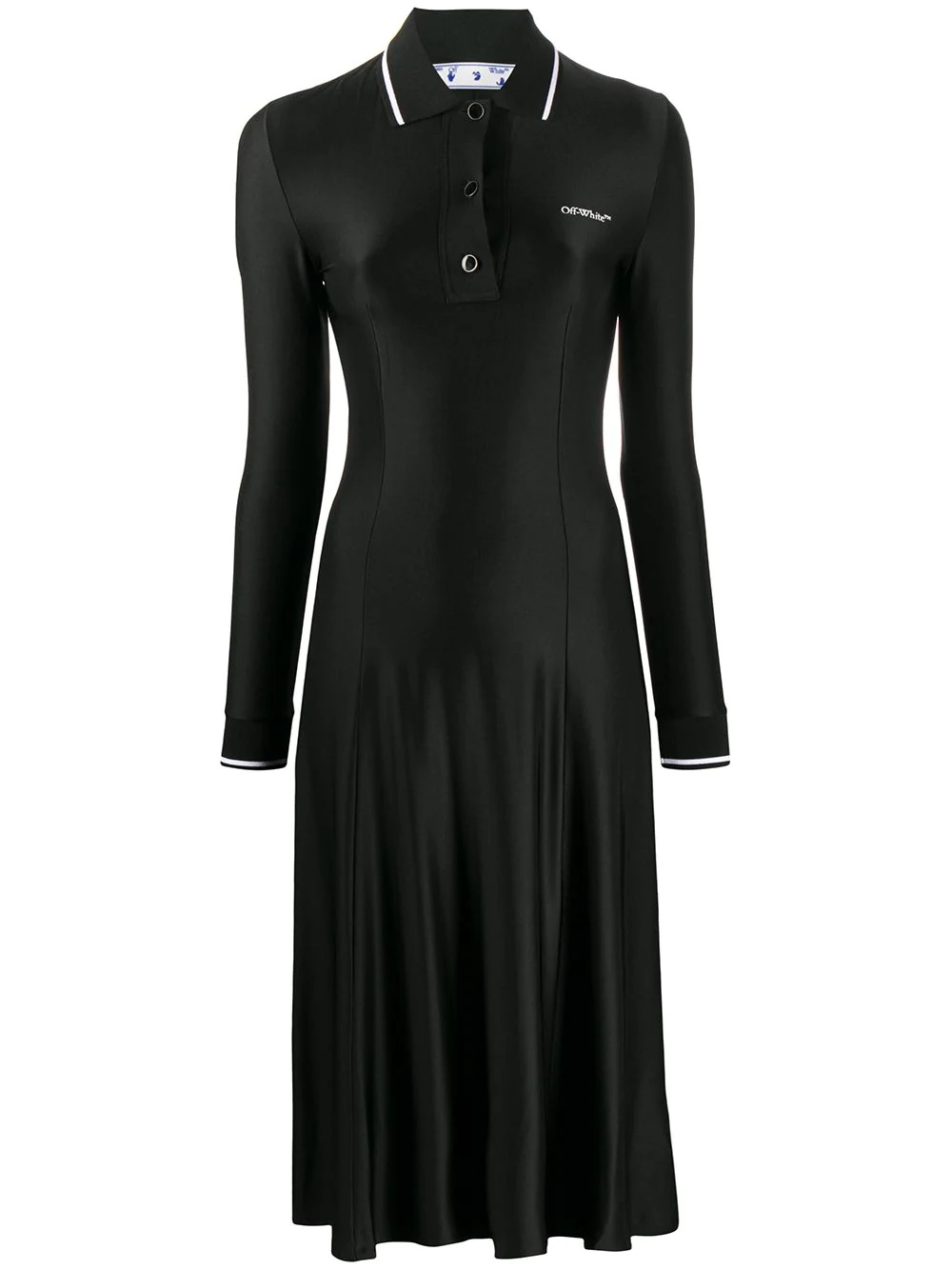 pleated midi dress - 1