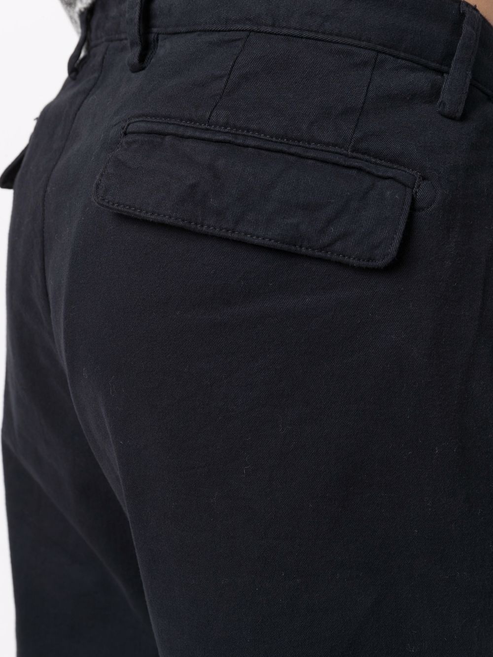mid-rise straight-leg trousers - 5