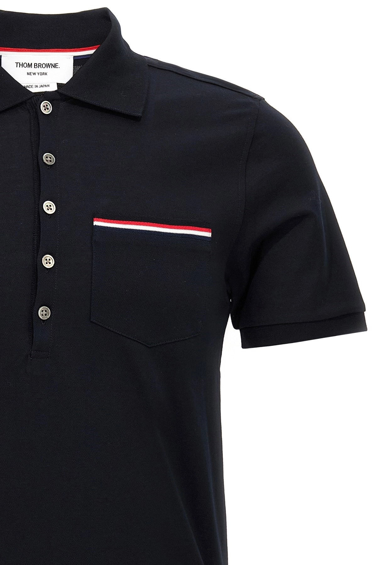 Thom Browne Men Rwb Polo Shirt - 4