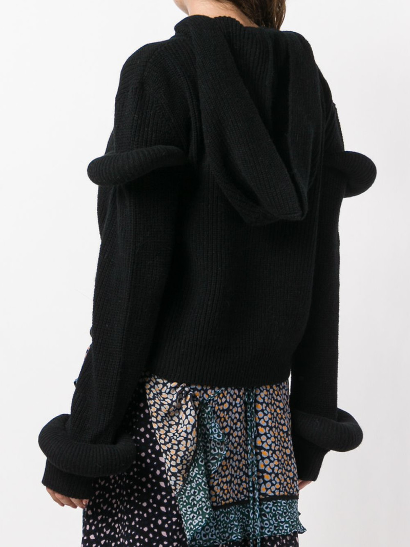 hooded knit jumper 4