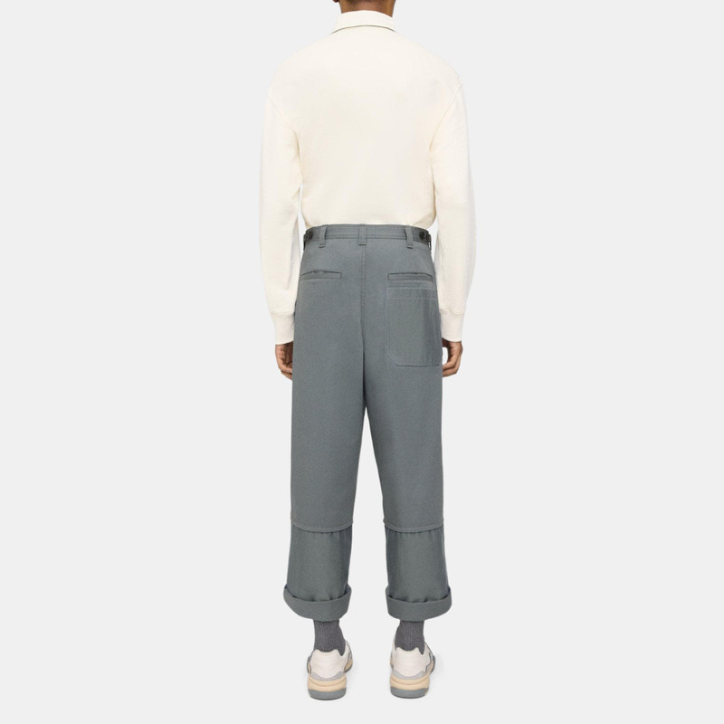 Theory Wide-Leg Pant in Cotton Twill outlook