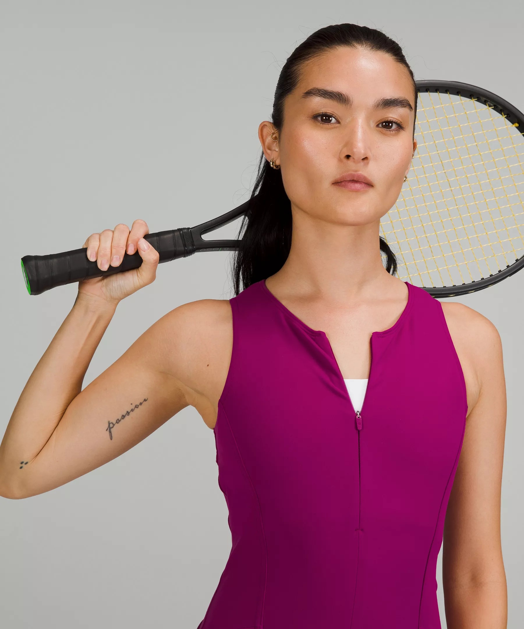 Everlux Short-Lined Tennis Tank Top Dress 6" - 6