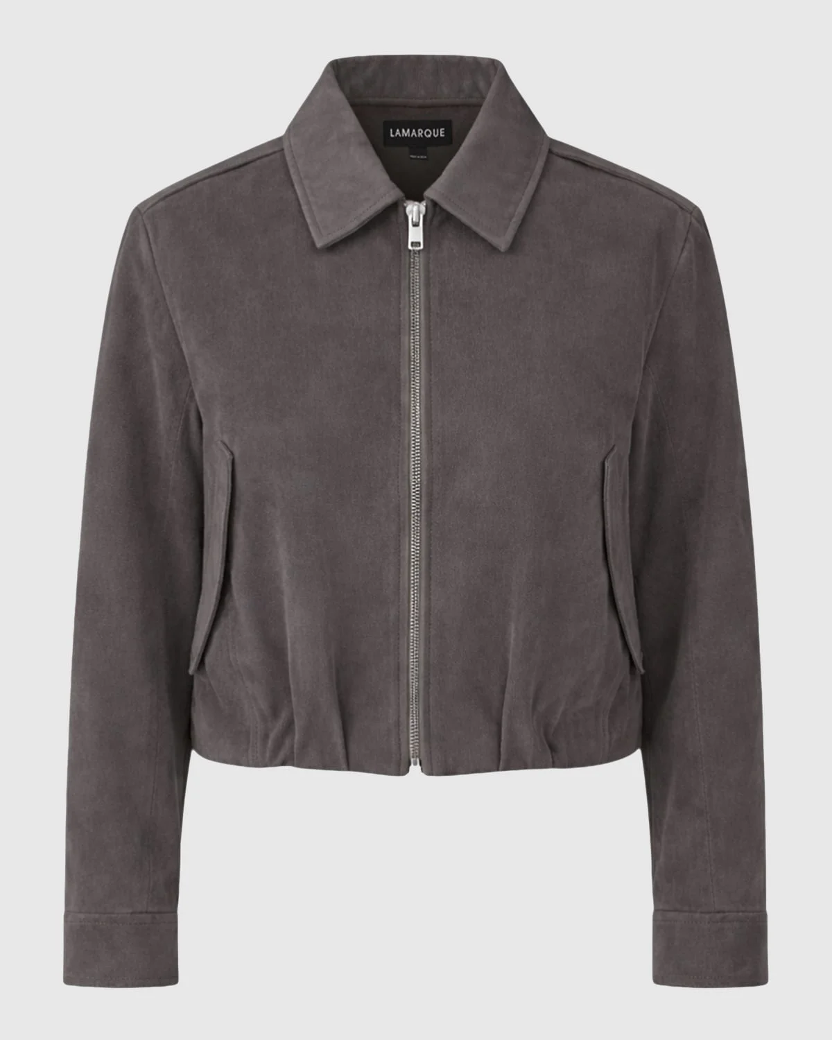 Robbie Suede Bomber Jacket - 1
