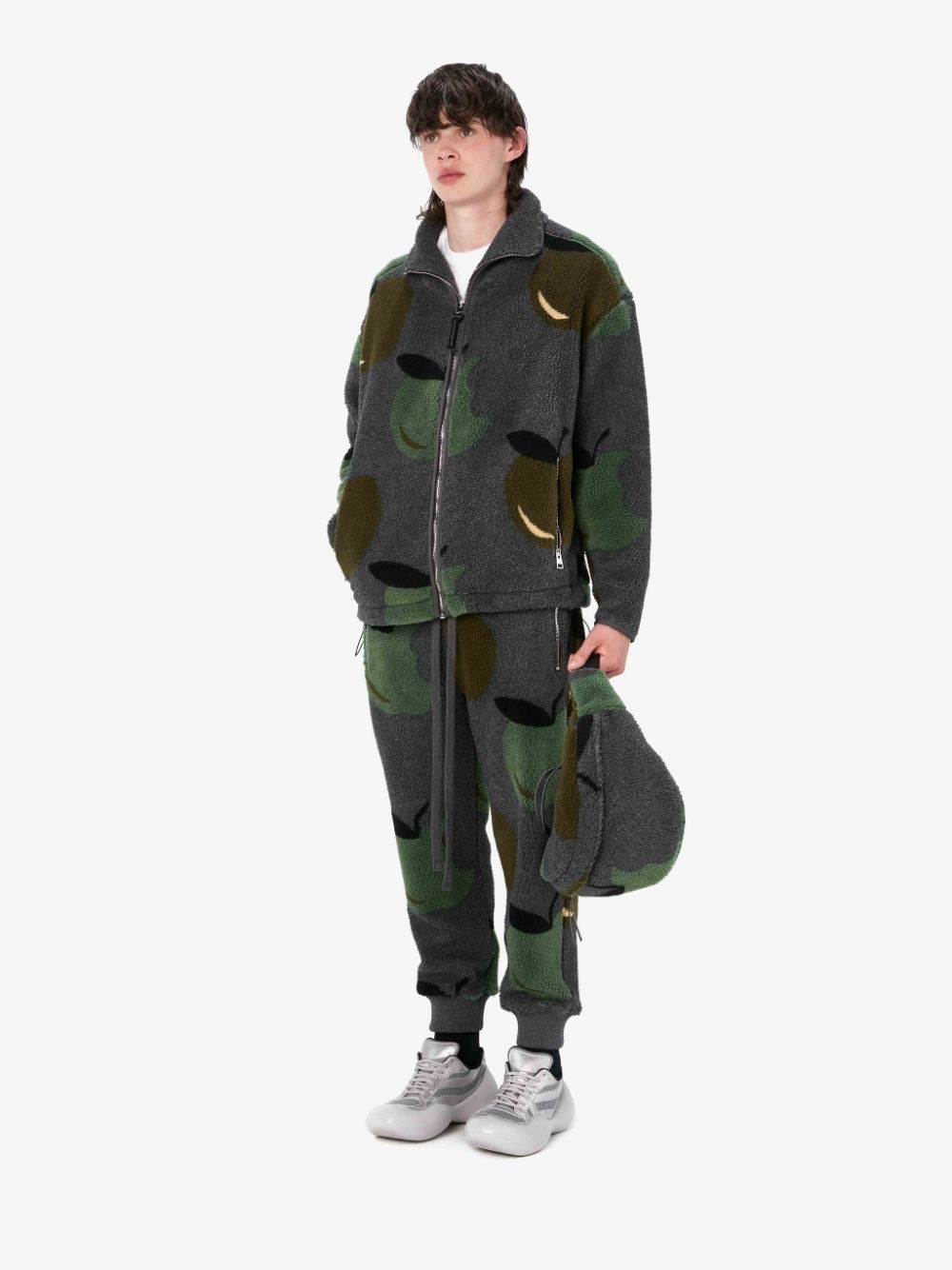 CASUAL ZIP FRONT FLEECE JACKET - 4