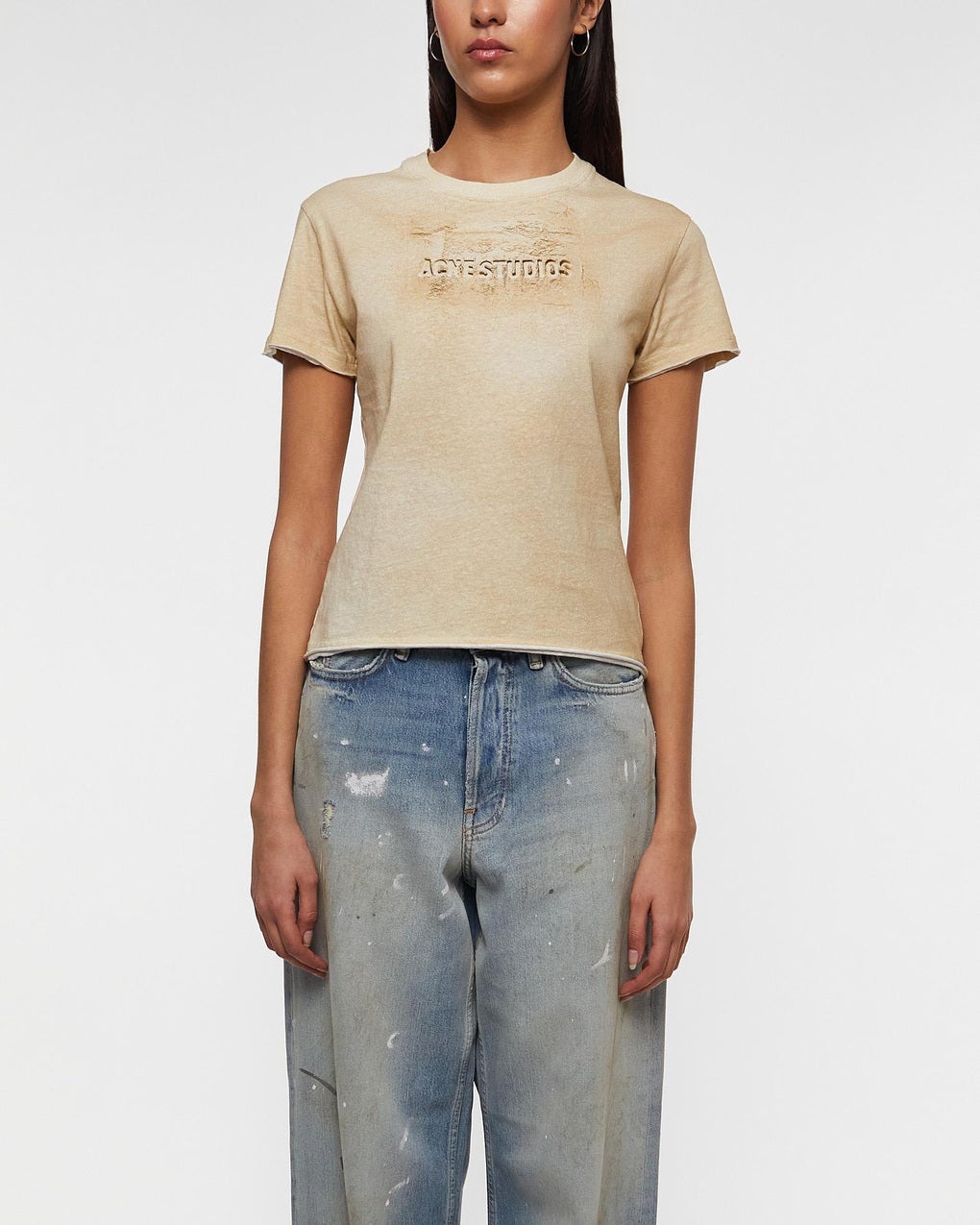 T-shirt Graphic Logo Sand - 2
