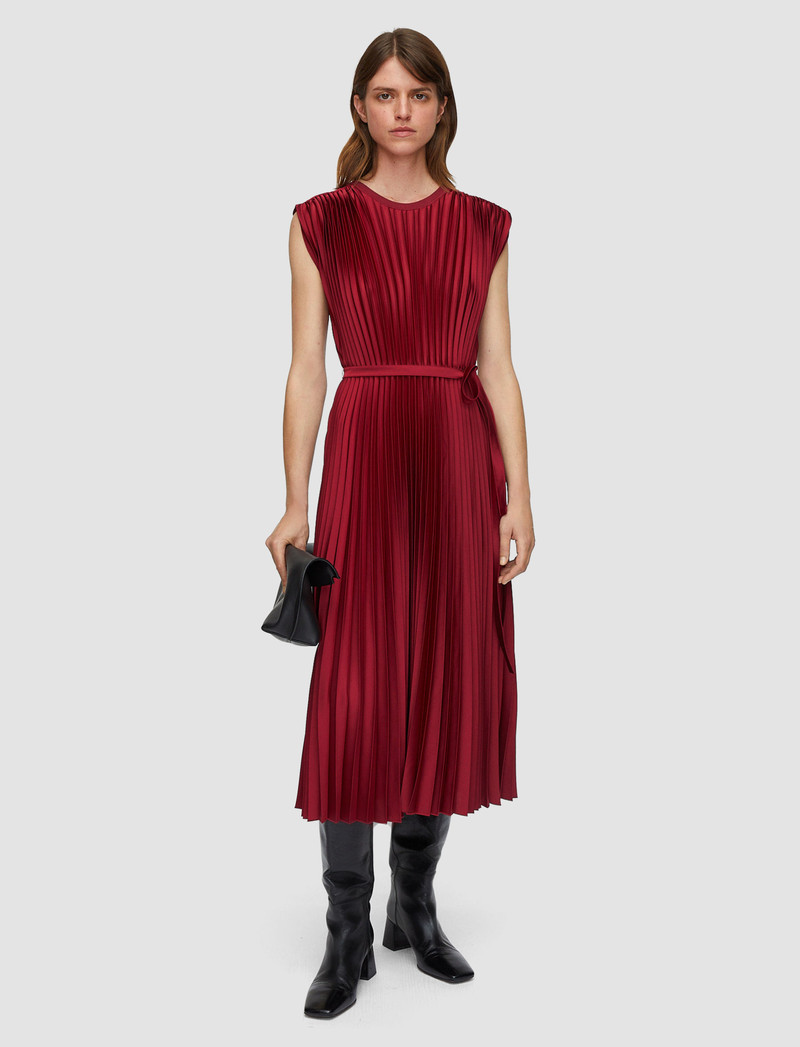 JOSEPH Volta Knit Weave Plissé Dress outlook