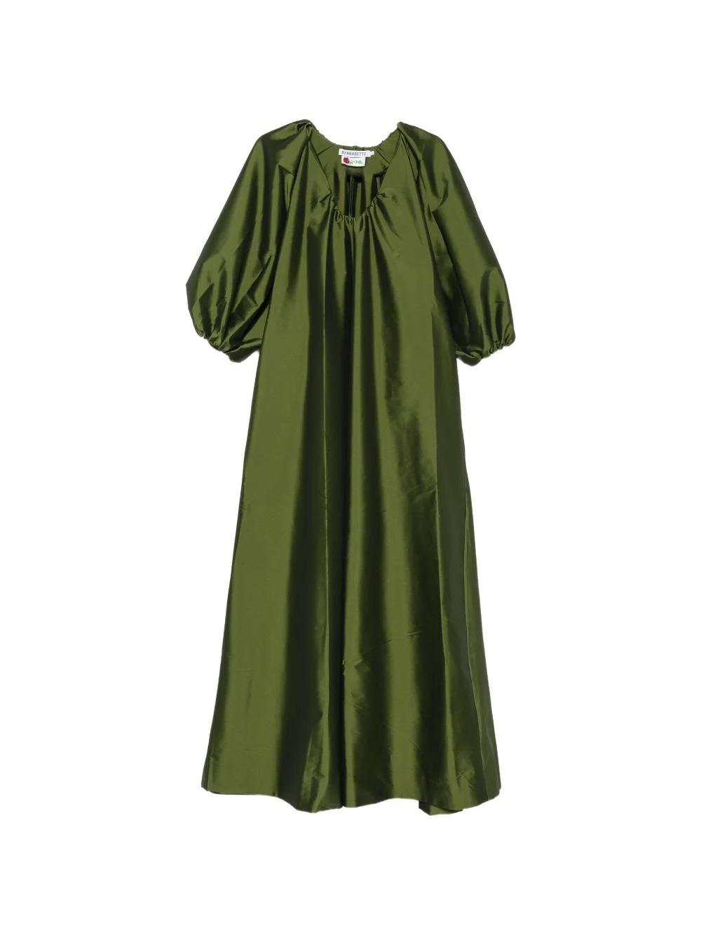 George puff-sleeve maxi dress - 1