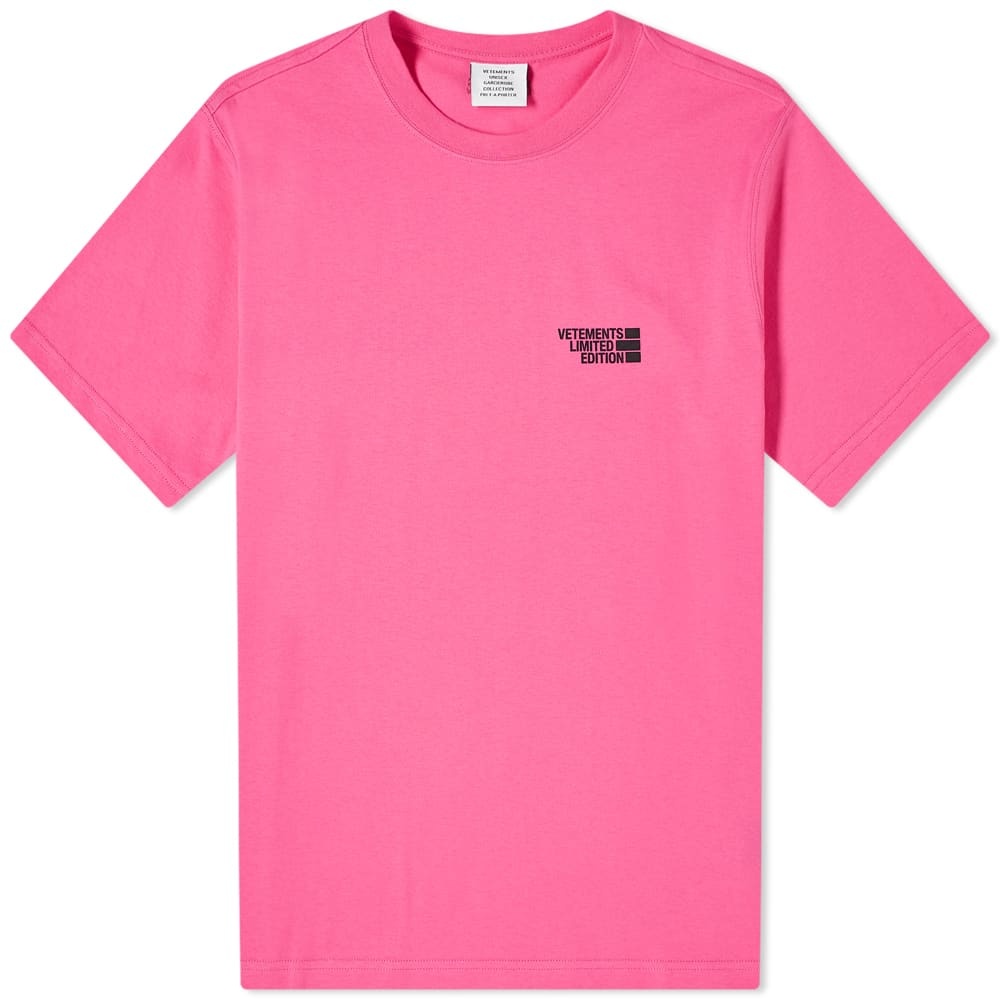 VETEMENTS Logo Limited Edition Tee - 1