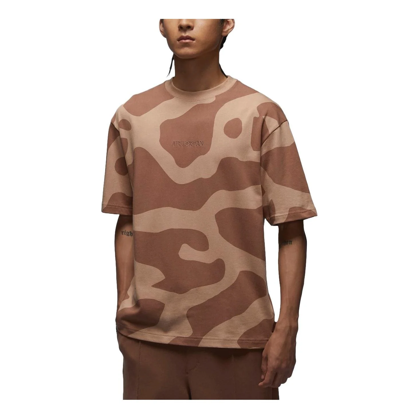 Air Jordan Wordmark 85 Graphic T-Shirt Asia Sizing 'Light Brown' HF0259-223 - 1