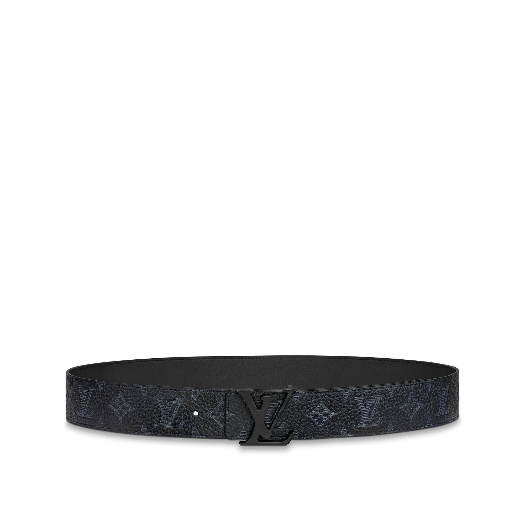 LV Shape Taurillon Shadow 40MM Reversible Belt - 1