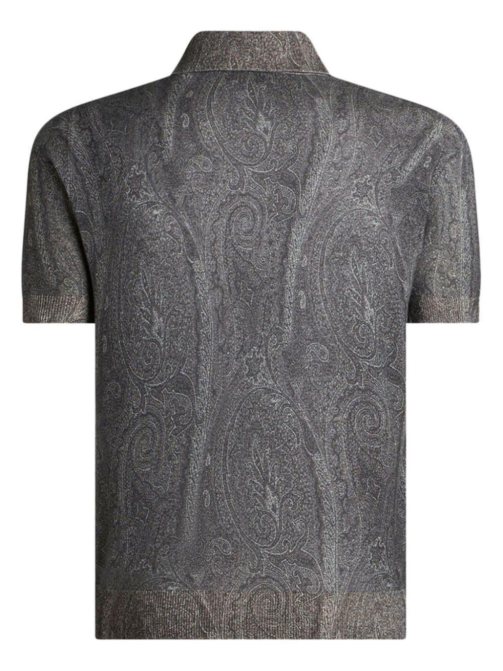 paisley-print polo shirt - 5