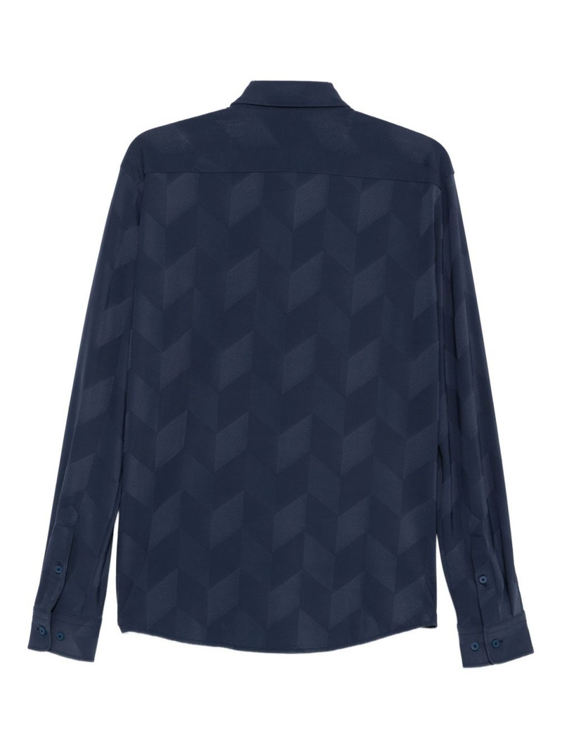 BOSS geometric-pattern shirt outlook