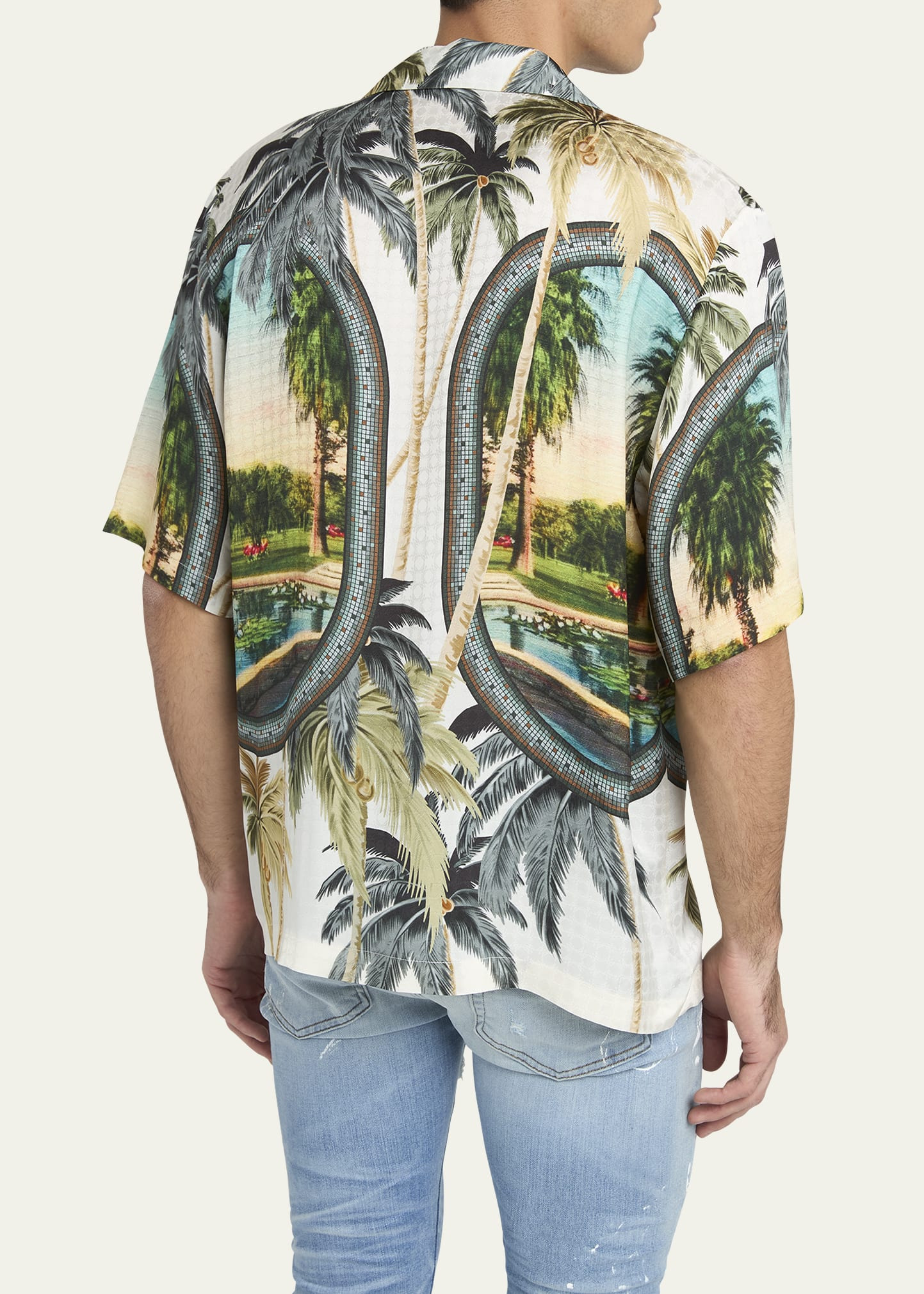 Men's Paradise Short-Sleeve Bowling Shirt - 3
