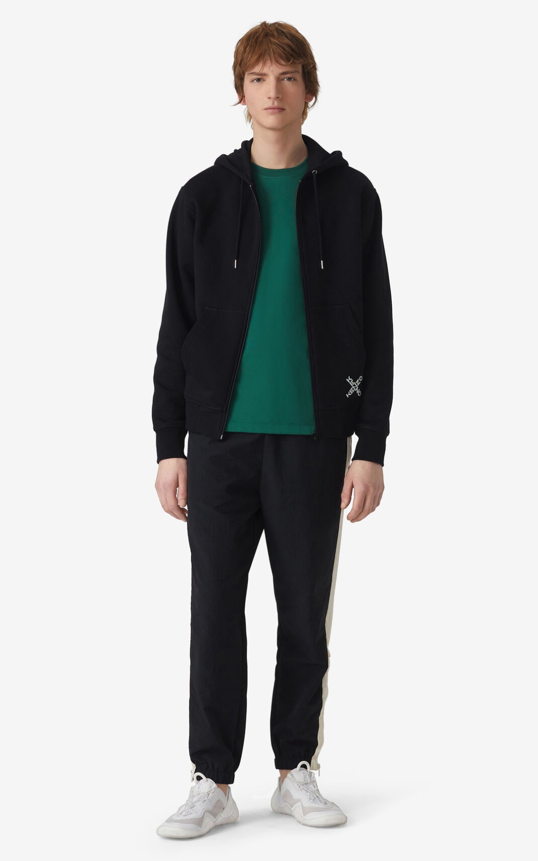 KENZO Sport 'Little X' zipped hoodie sweatshirt - 2