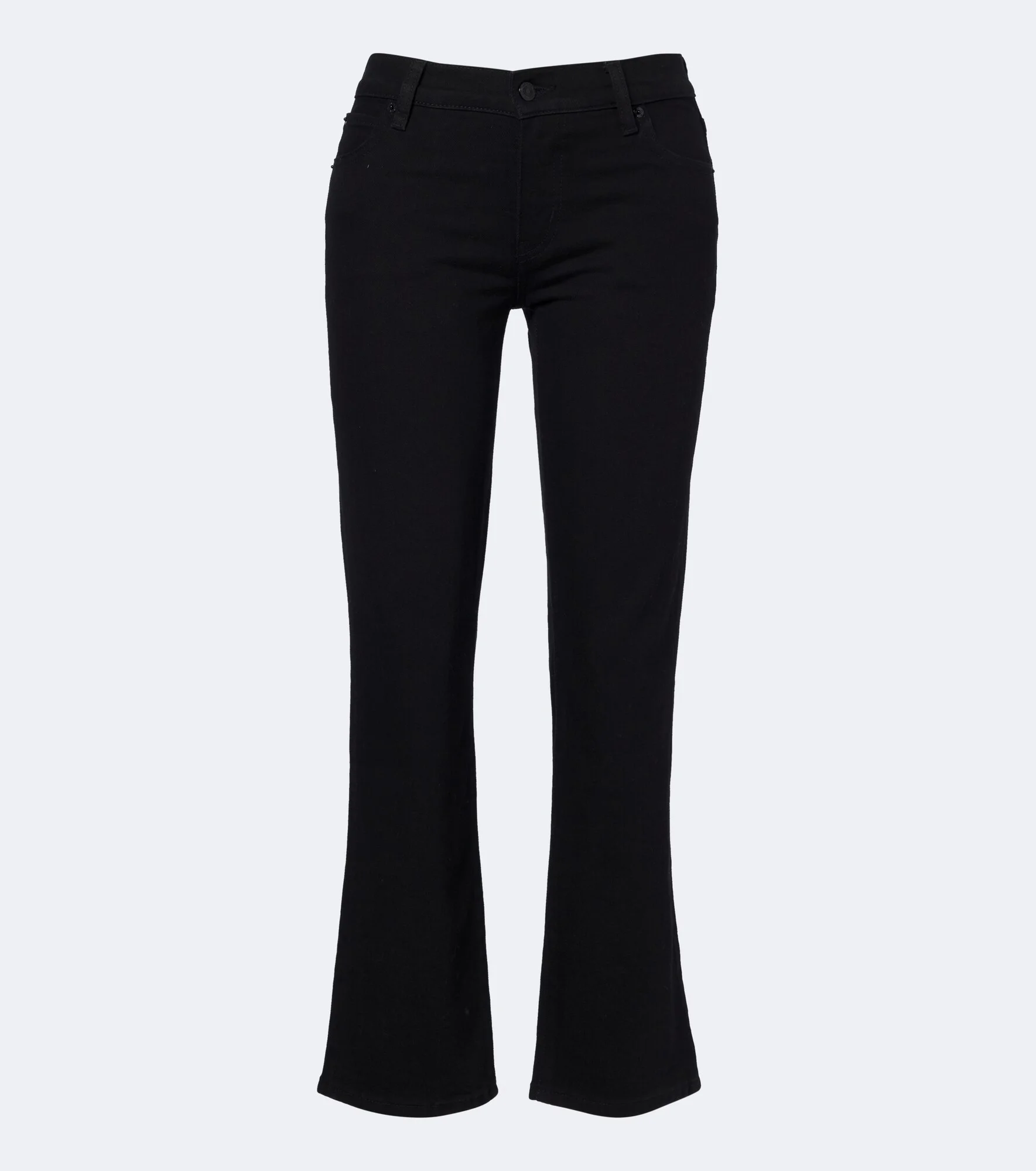 Cigarette cropped straight jeans - 1