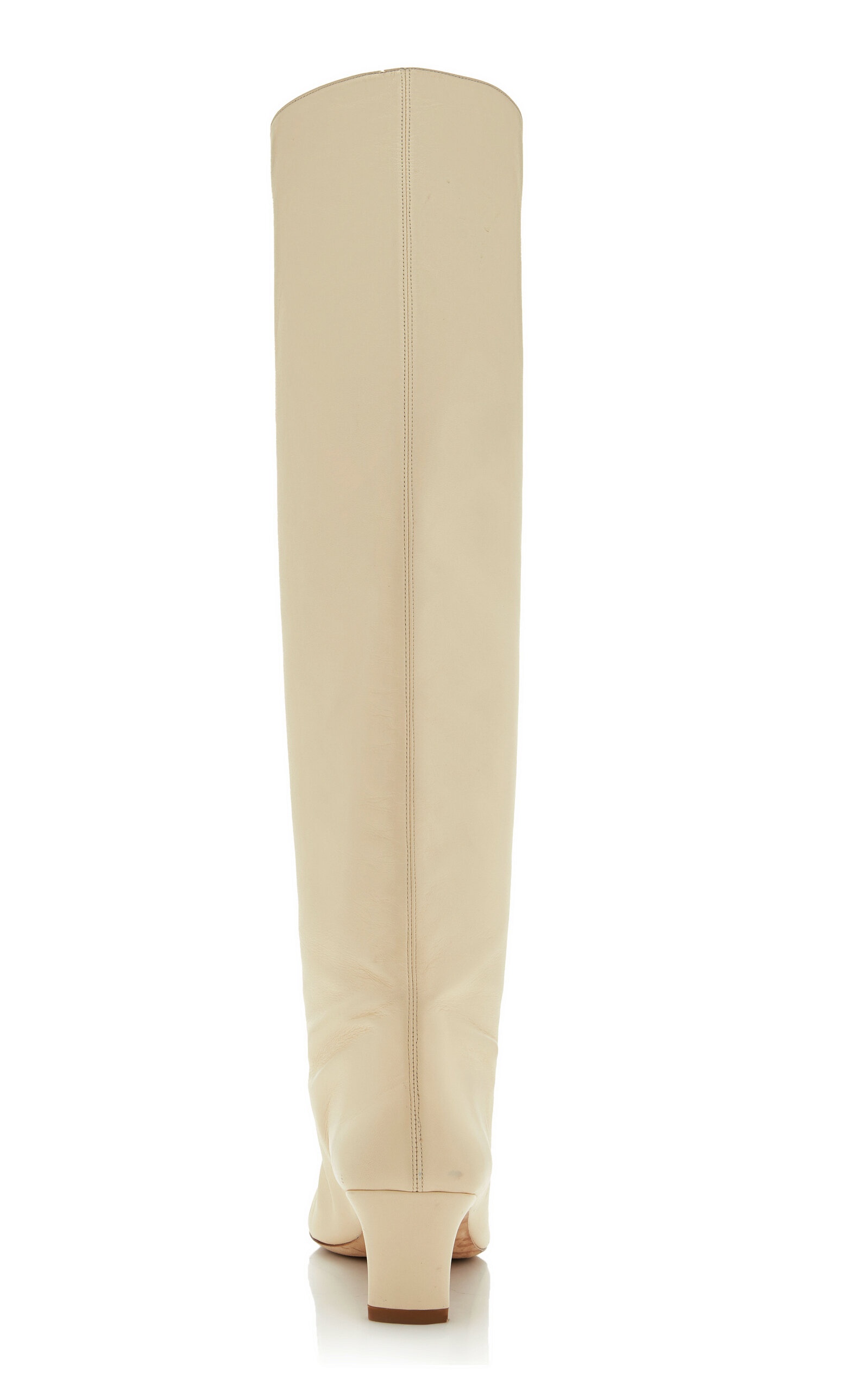 Wally Leather Knee Boots white - 4
