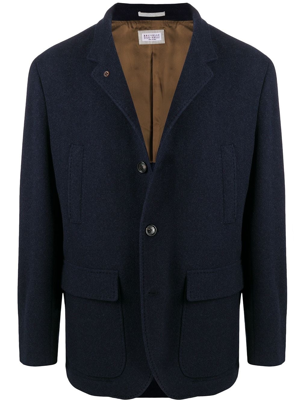 contrast lining blazer - 1