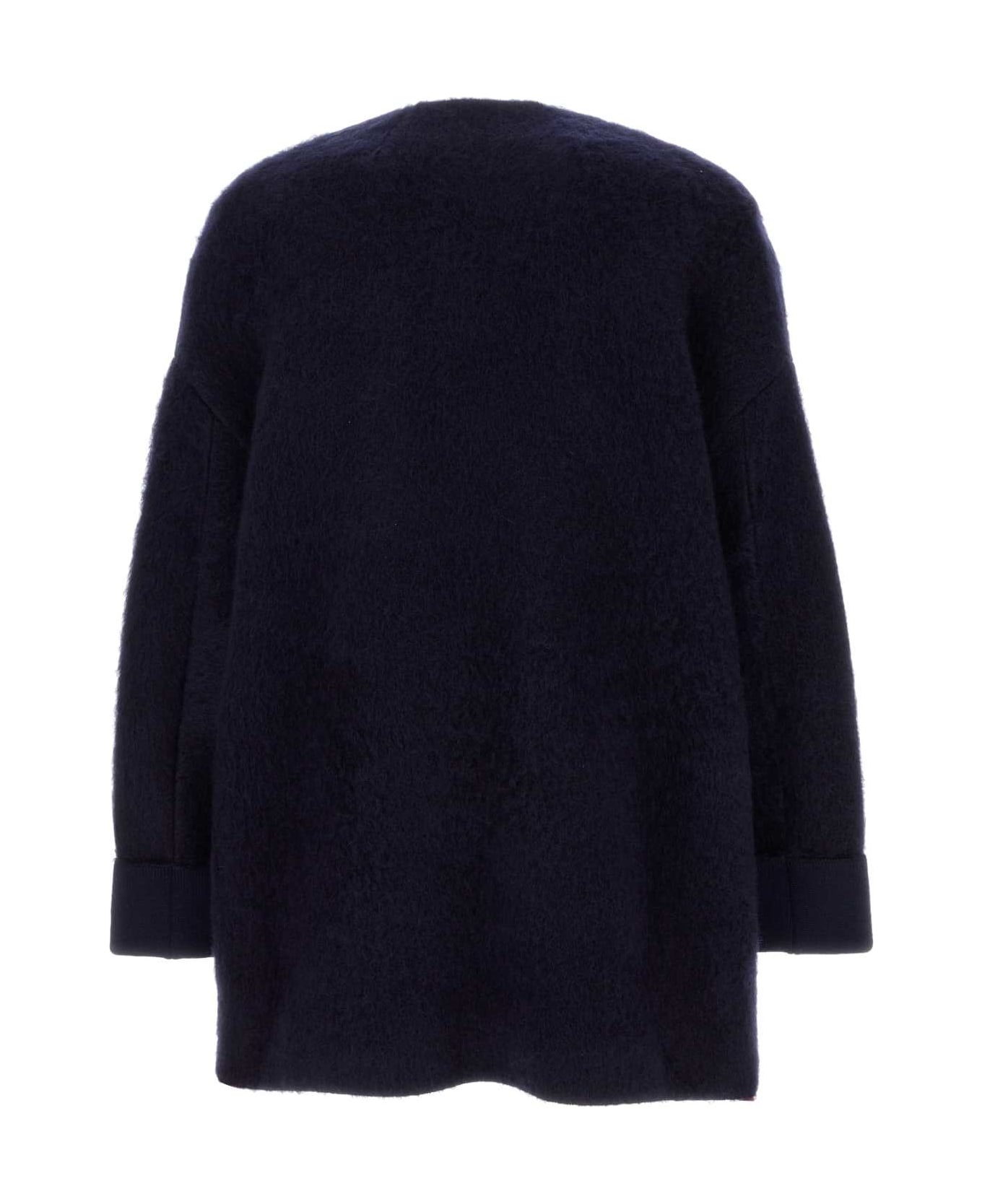 Stretch Wool Blend Cardigan - 2