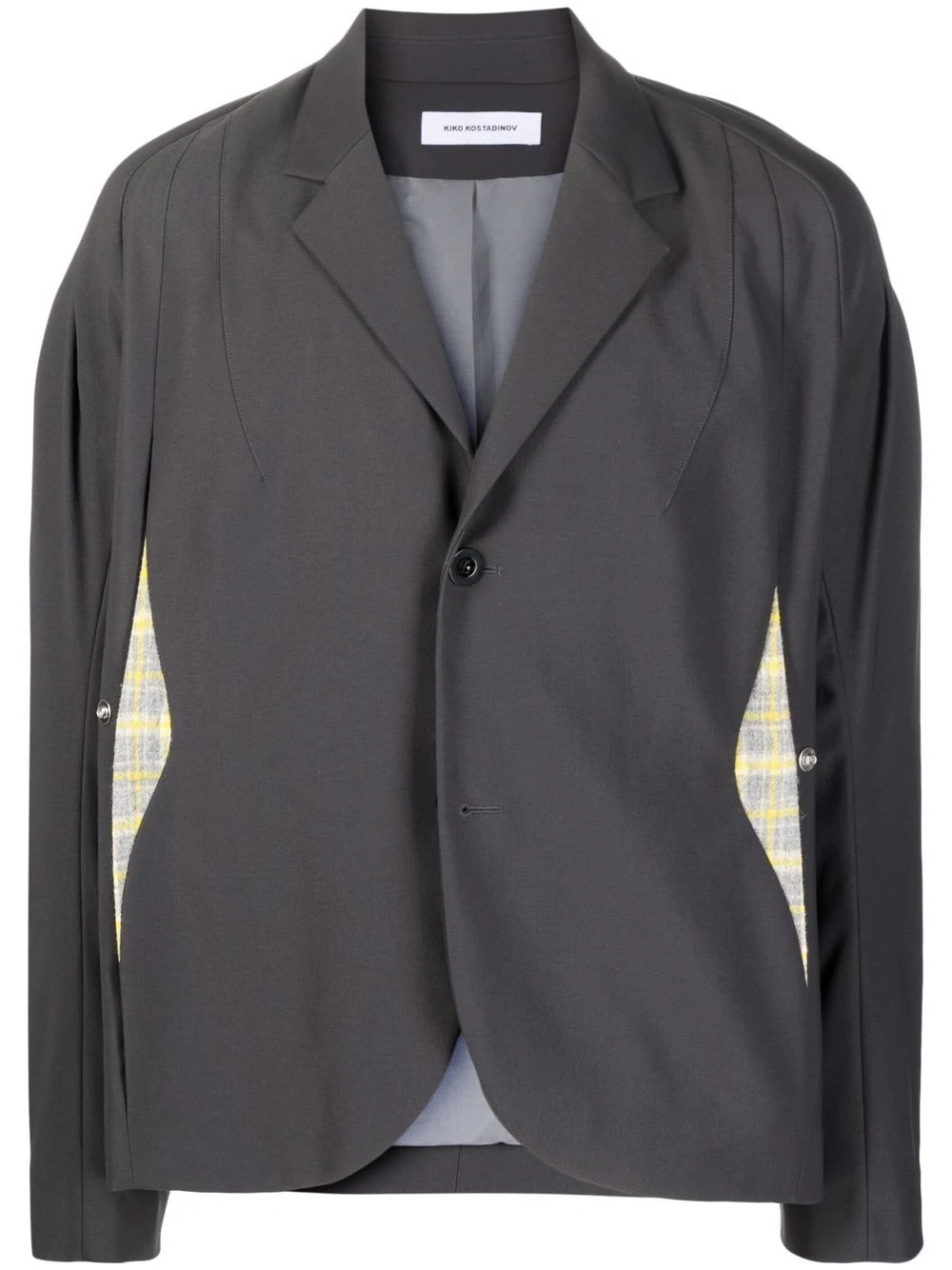 notched-lapel single-breasted jacket - 1