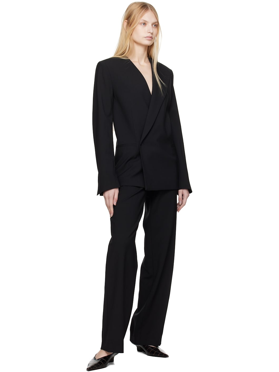 Black Nodo Blazer - 4
