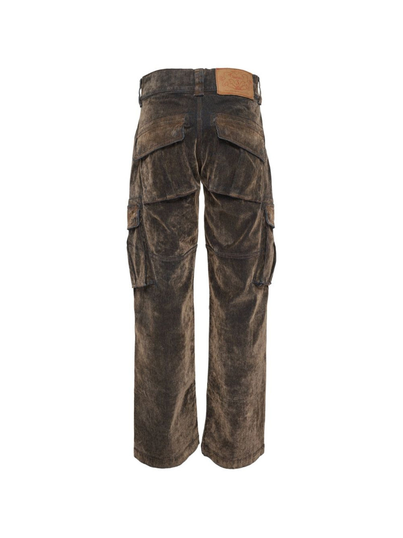 VAQUERA flocked-effect straight-leg jeans outlook
