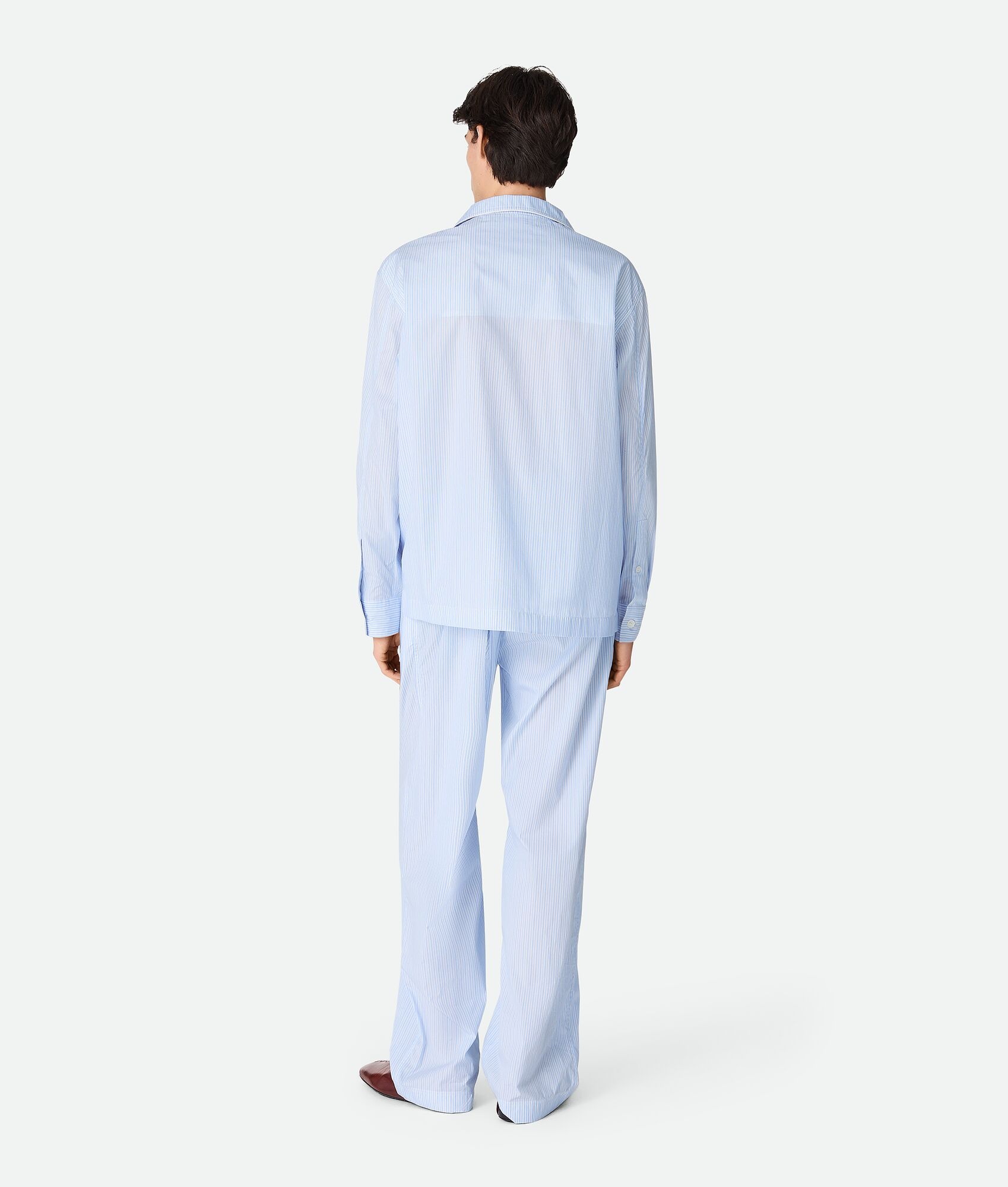 Stripe Cotton Poplin Pajama Set - 2