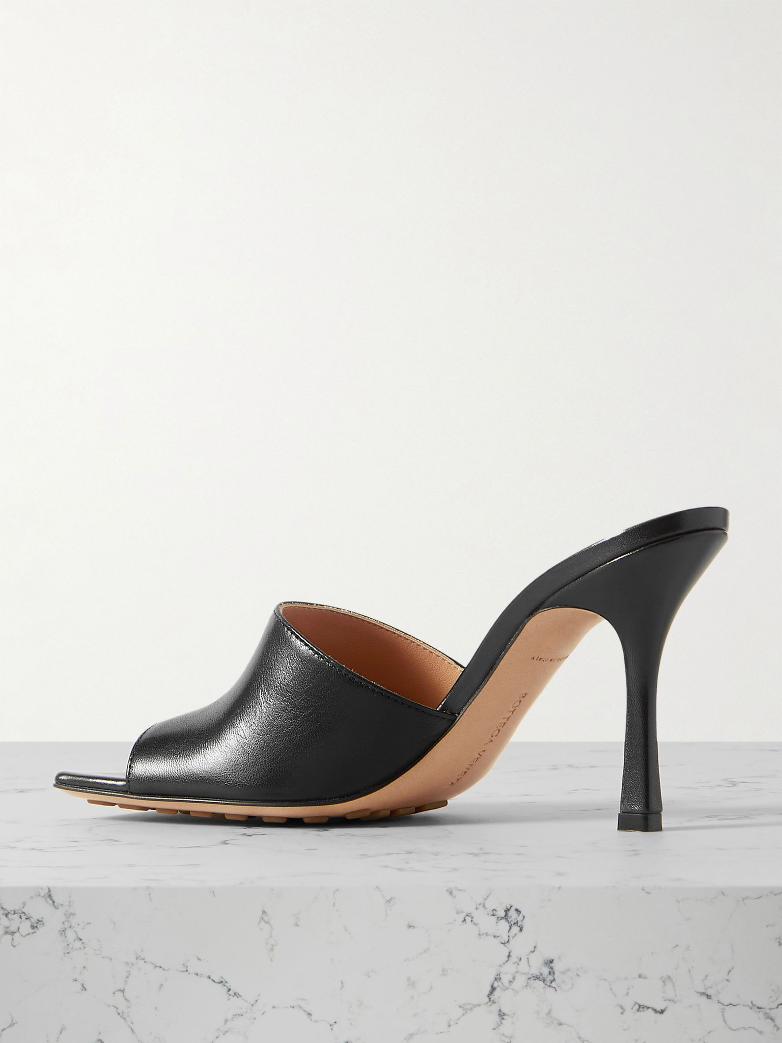 Leather mules Black - 3