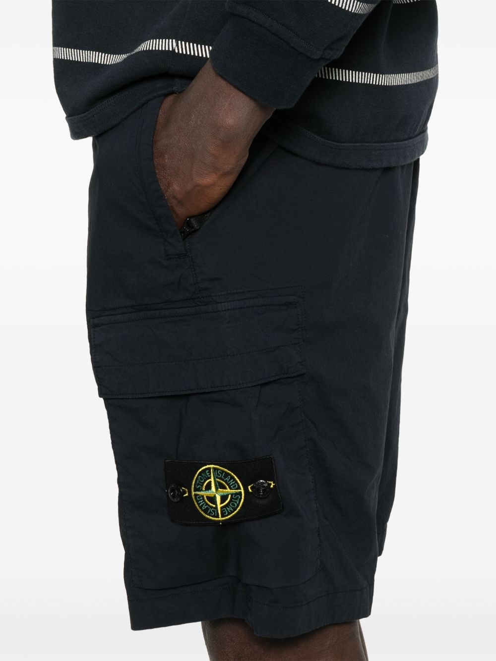 stretch-cotton shorts - 5