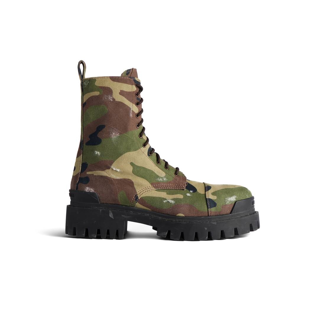 Men's Strike 20mm Boot Camo Print in Dark Green - 1