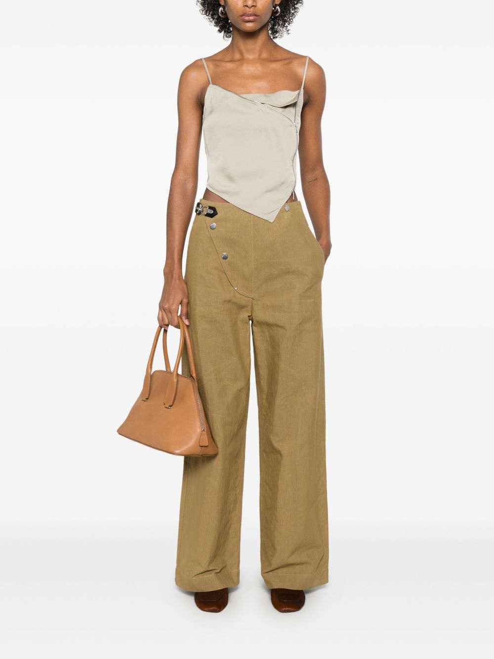 sleeveless crop top - 2