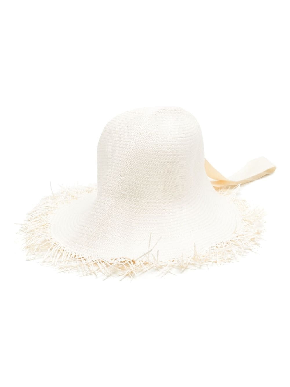 fringe-trimmed paper hat - 1