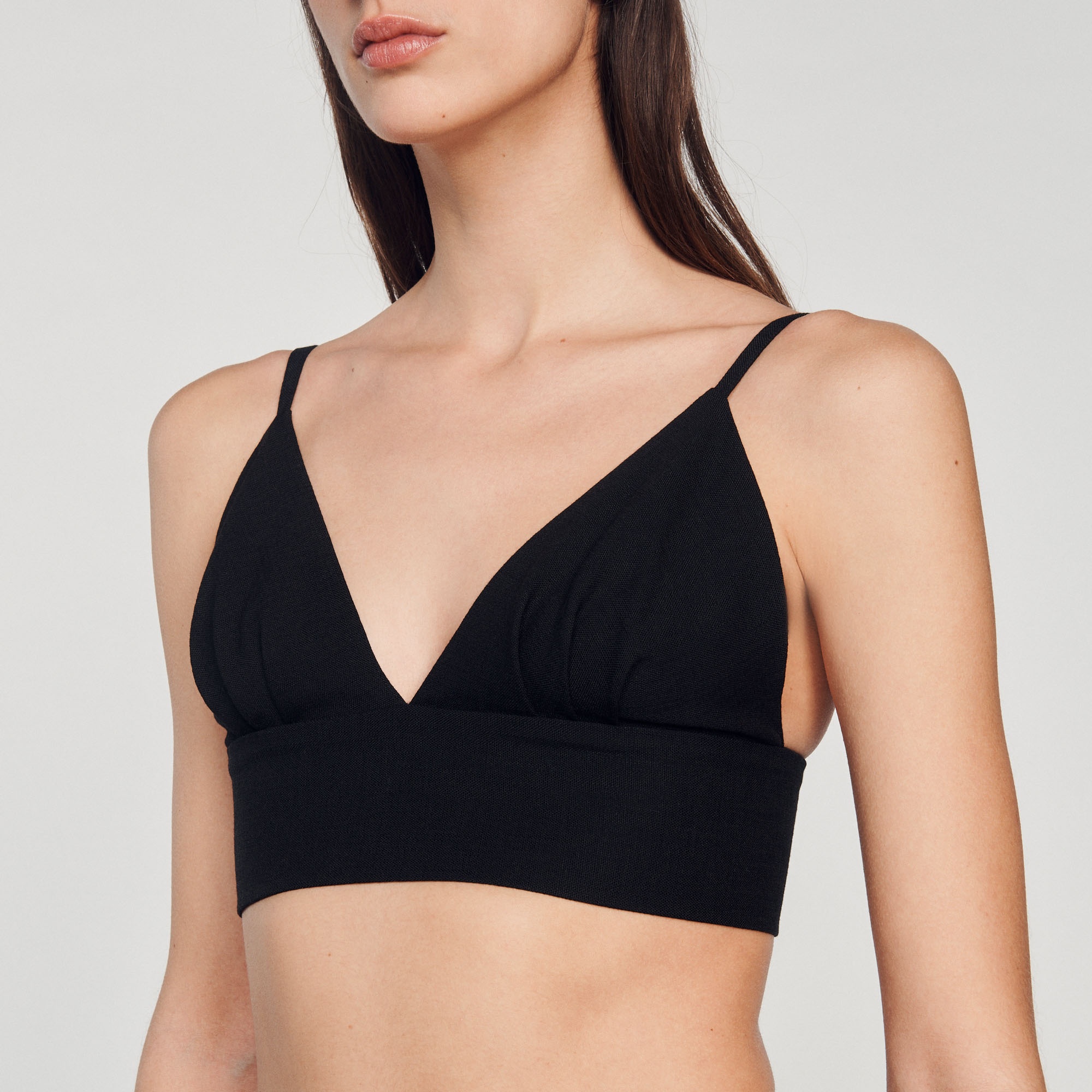 Cropped bra top - 4