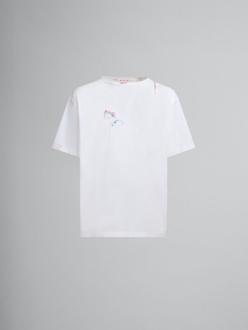 WHITE ORGANIC COTTON T-SHIRT 1