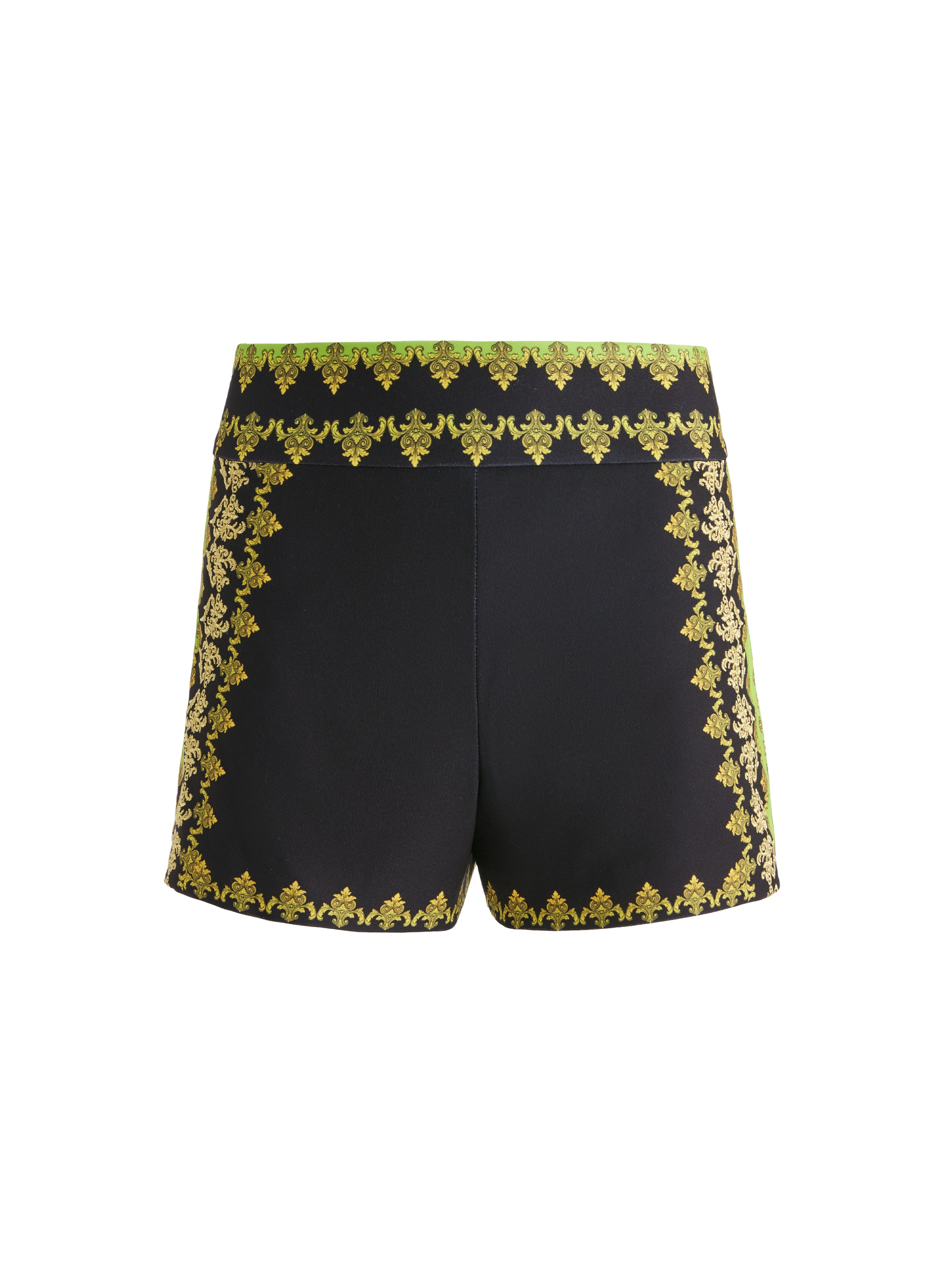 DONALD EMBROIDERED HIGH WAISTED SHORTS - 1