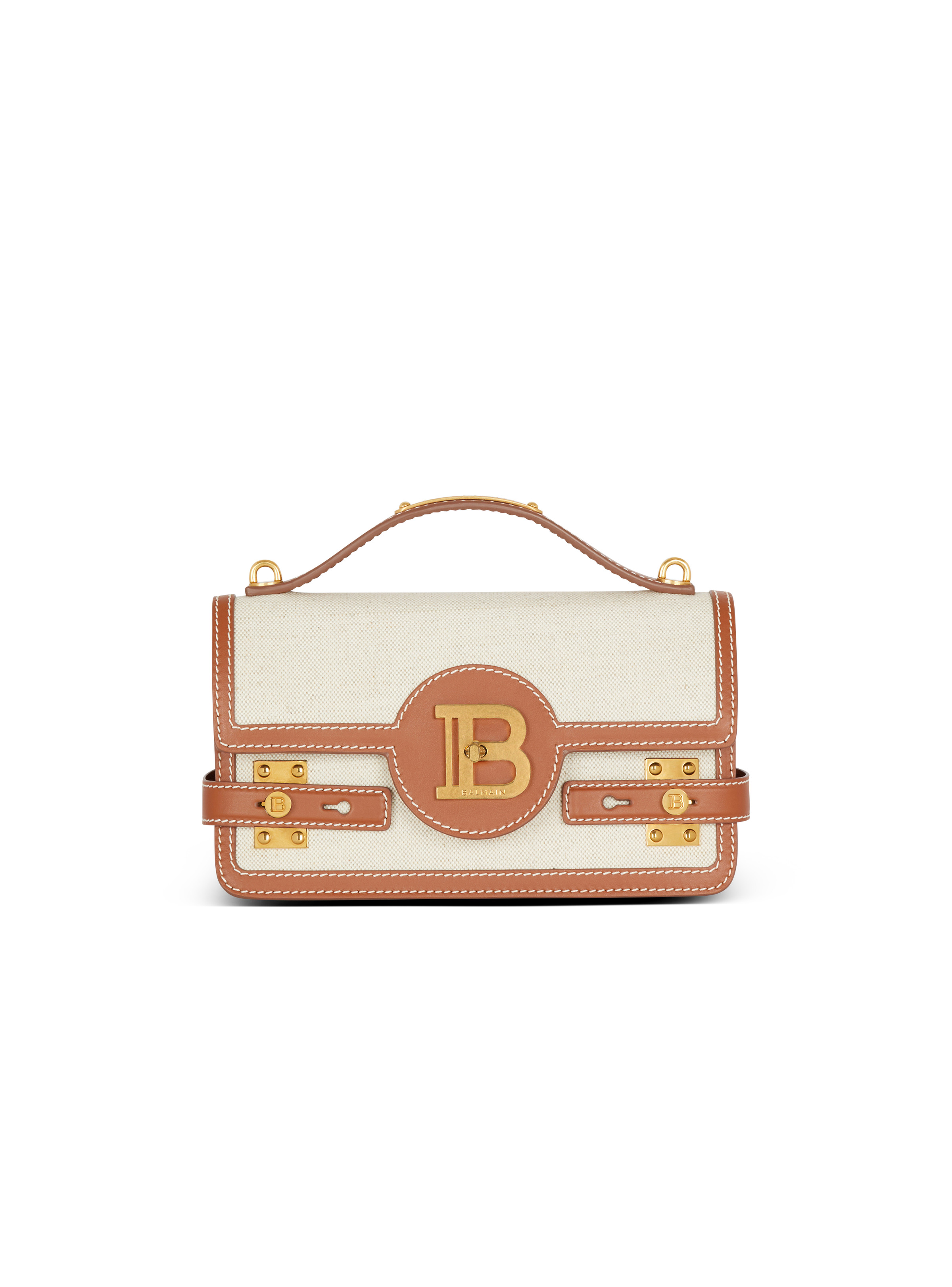 B-Buzz 24 canvas and leather bag - 1