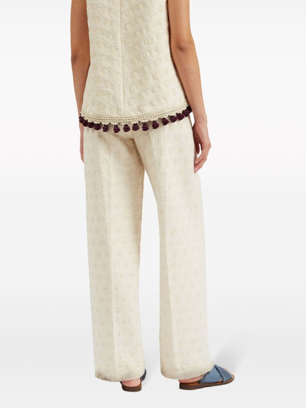 La Comasca jacquard trousers - 3