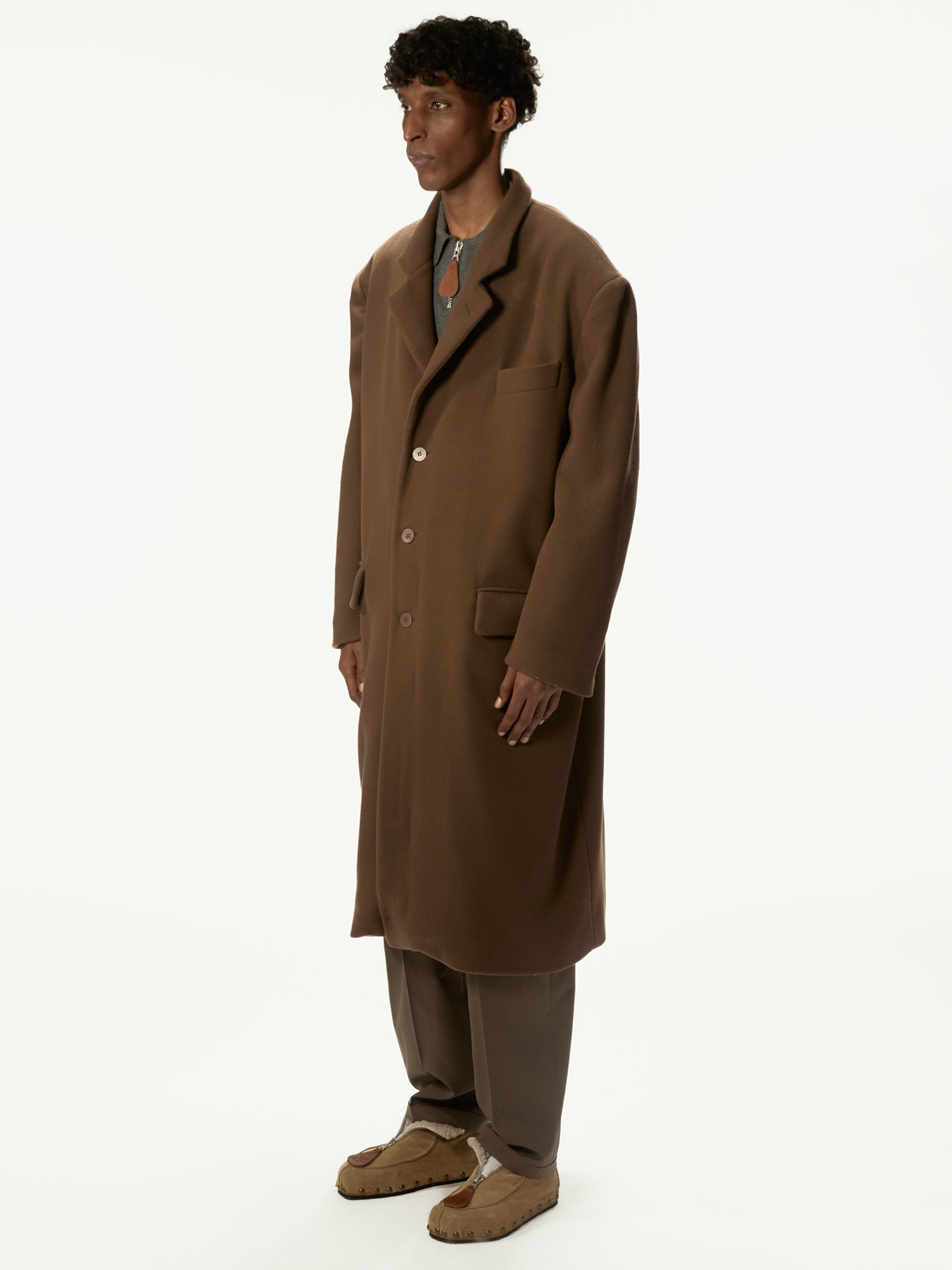 Polleggio Coat Brown - 3