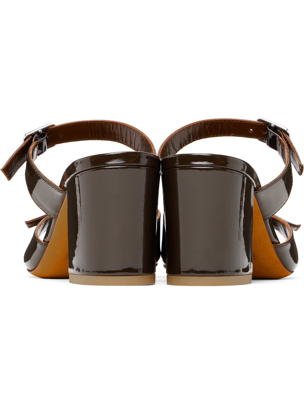 Brown Una Heeled Sandals - 2