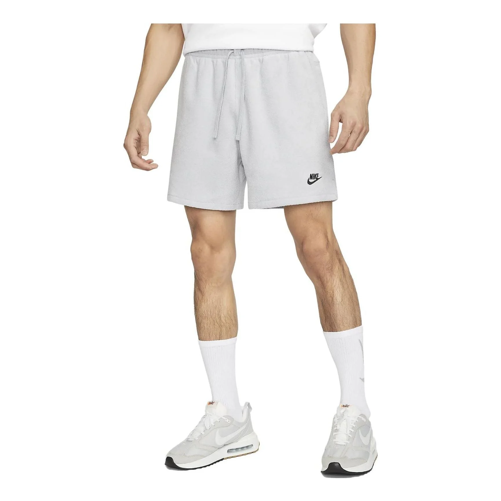 Nike Club Fleece Logo Shorts 'Light Grey' DX0524-012 - 1