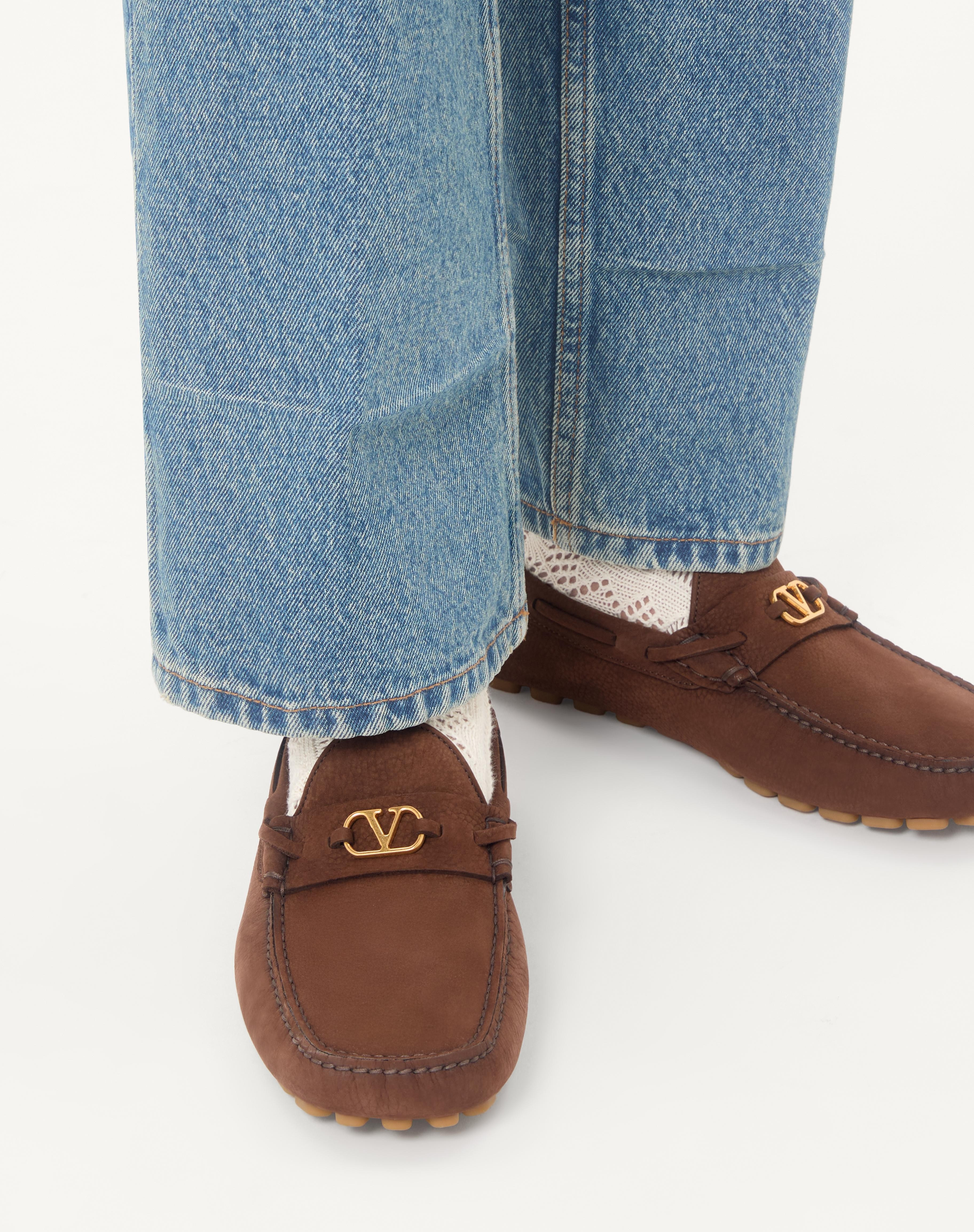 DRIVER FASTAWAY LOAFER IN DEERSKIN SUEDE - 2