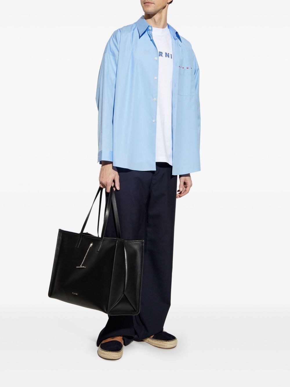 virgin-wool straight-leg trousers - 2