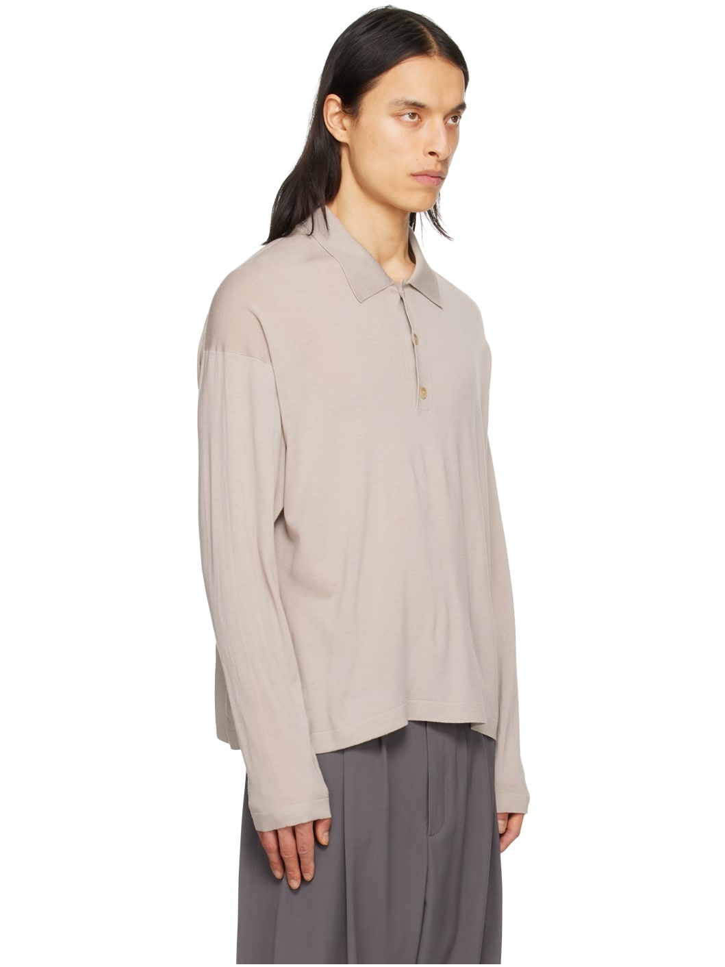 Taupe Dijon Polo - 4