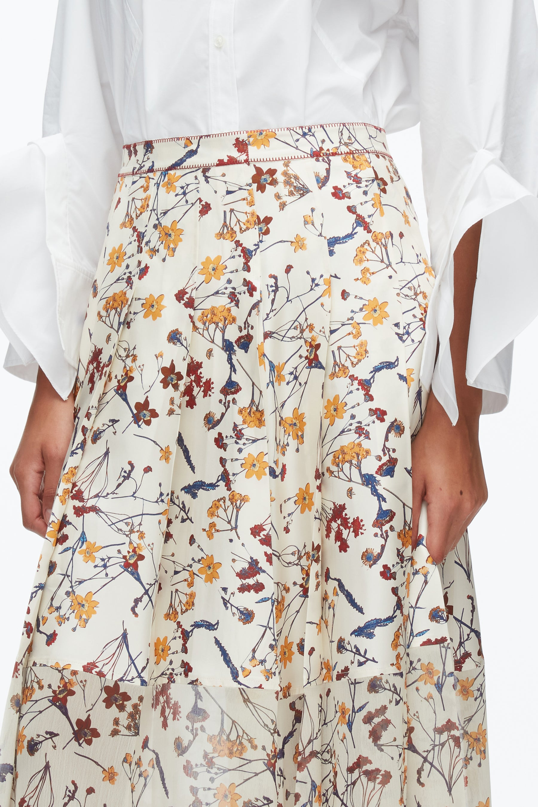 Bliss Floral Pleated Skirt - 6