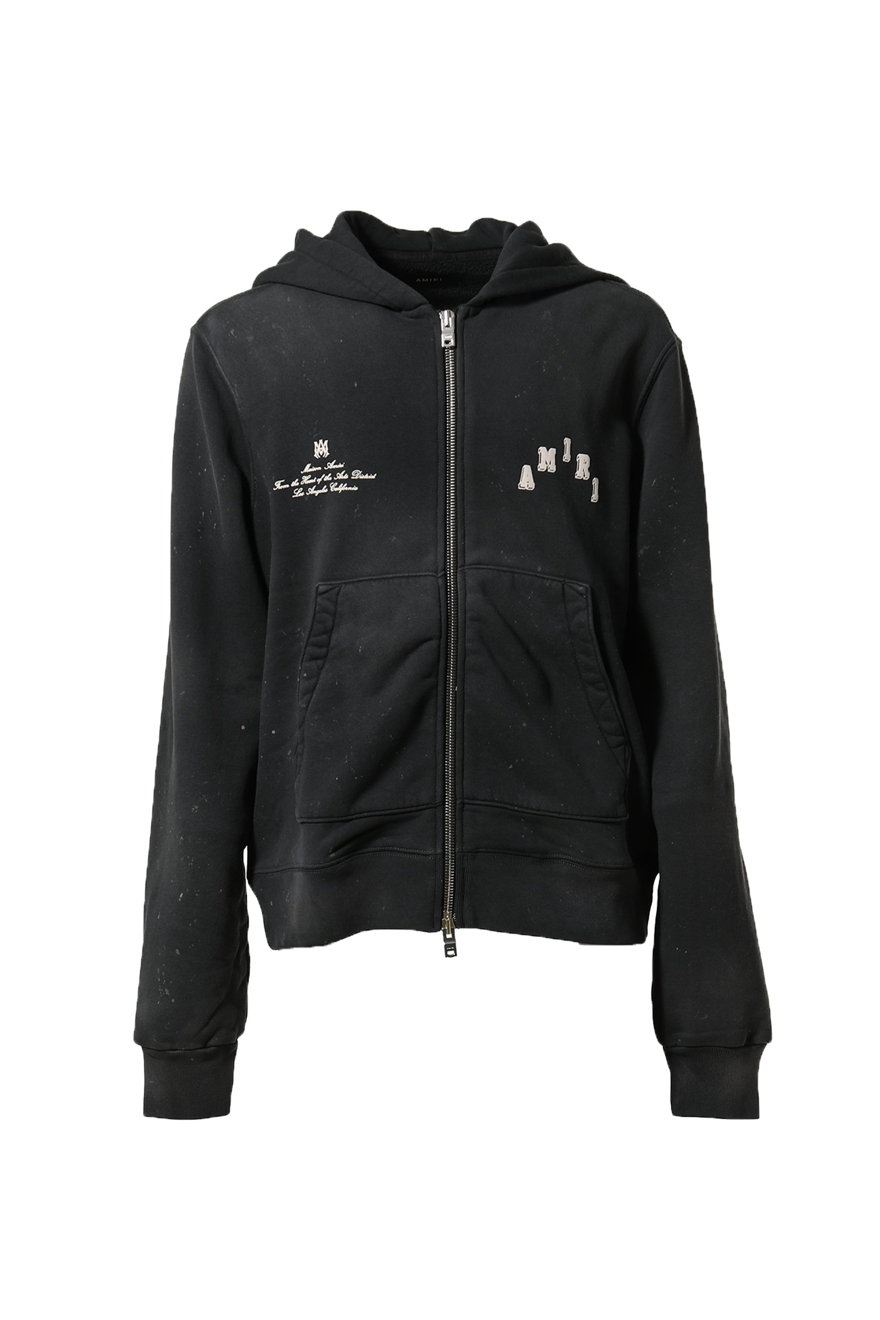 洗練されたデザイン【AMIRI】ジップアップ フーディ AMIRI】MA クアッドクリスタル ジップフーディー (AMIRI