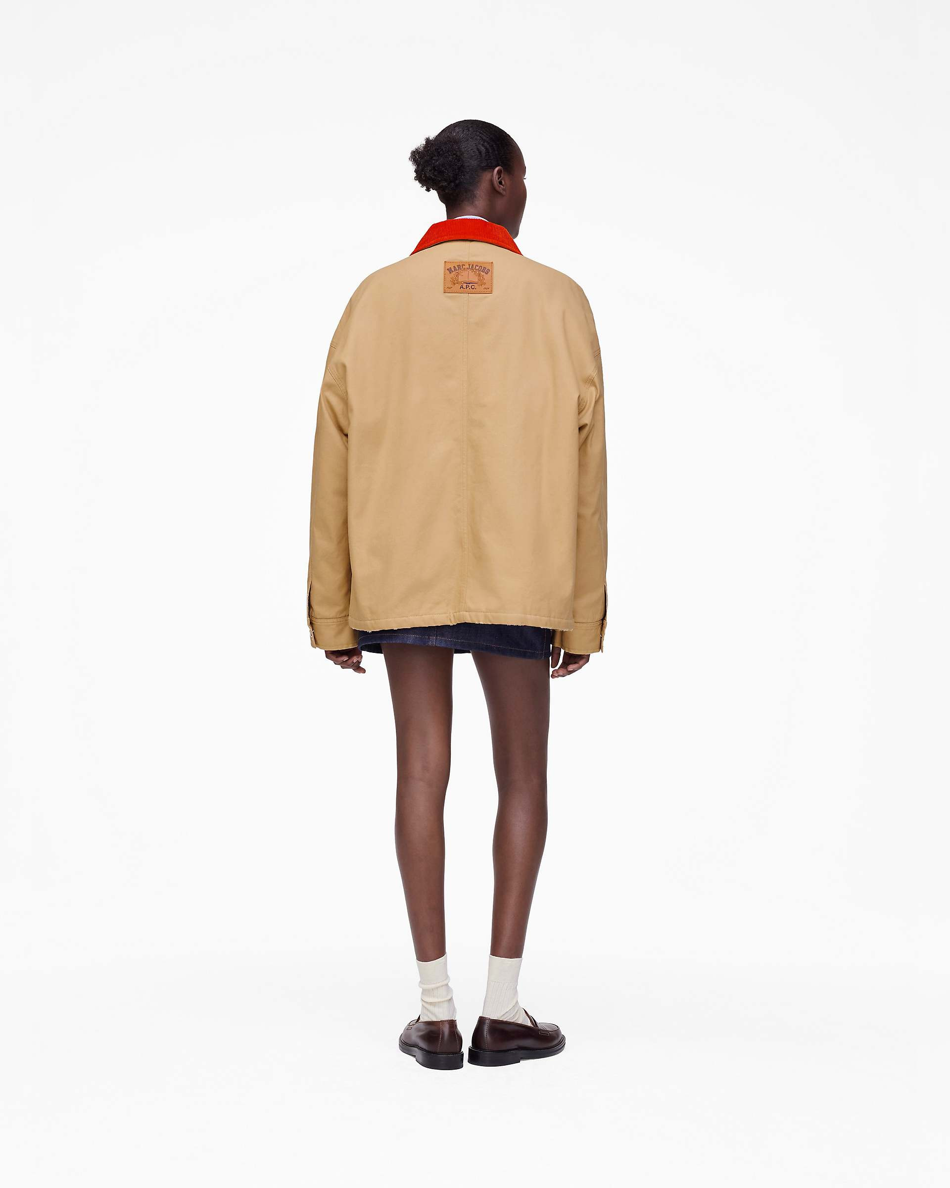 THE A.P.C. X MARC JACOBS STONED CANVAS UNISEX JACKET - 4