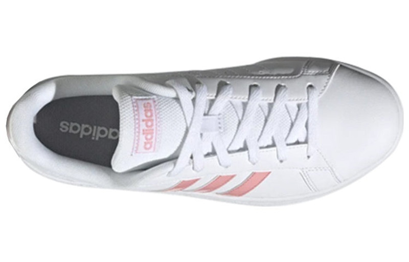 adidas (WMNS) adidas Grand Court Base 'White Glow Pink' EG4055 outlook