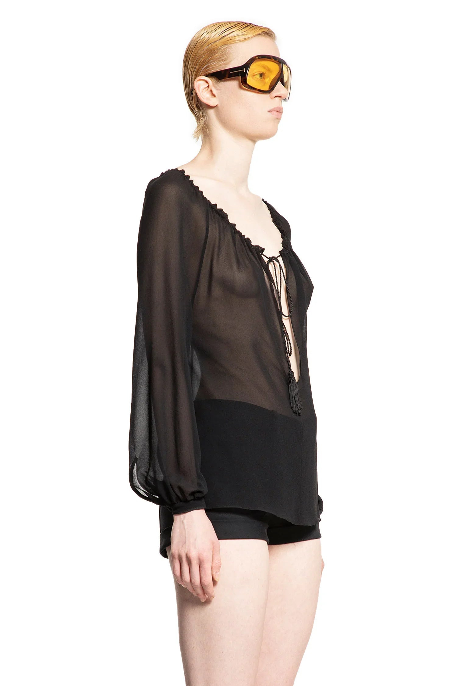 Silk-Georgette-Long-Sleeve-Top - 2